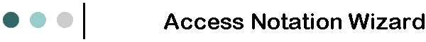 Access Notation Wizard