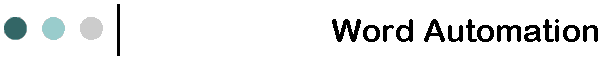 Word Automation